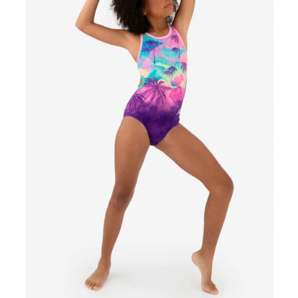 Sylvia P Girls Up In The Clouds Leotard Size 6 - Picture 9 of 9